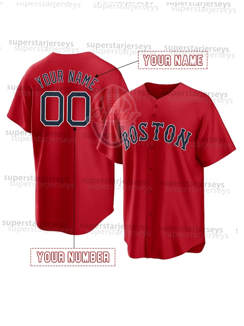 Custom Baseball Jersey Duran Rafaela Yoshida Trevor Story Wong Bello Roman Anthony Devers Ortiz Tim Wakefield Campbell Men Women Youth Any NAME NUMBER