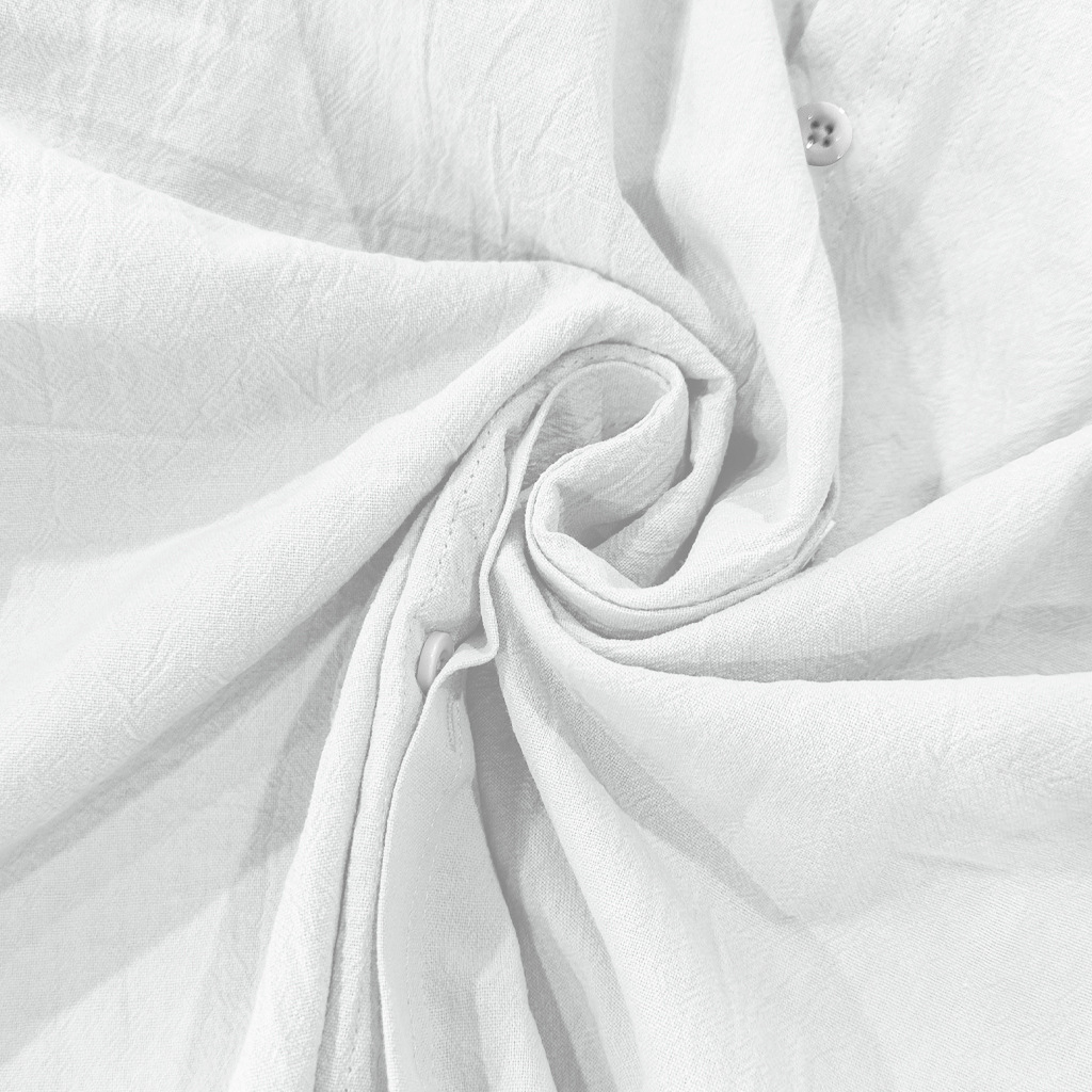 Summer Cotton Linen Shirts For Men Casual Short Sleeved Shirts Blouses Formal Beach Shirts Male Clothing Streetwear Breathe Tops Lightweight Slim Fit 