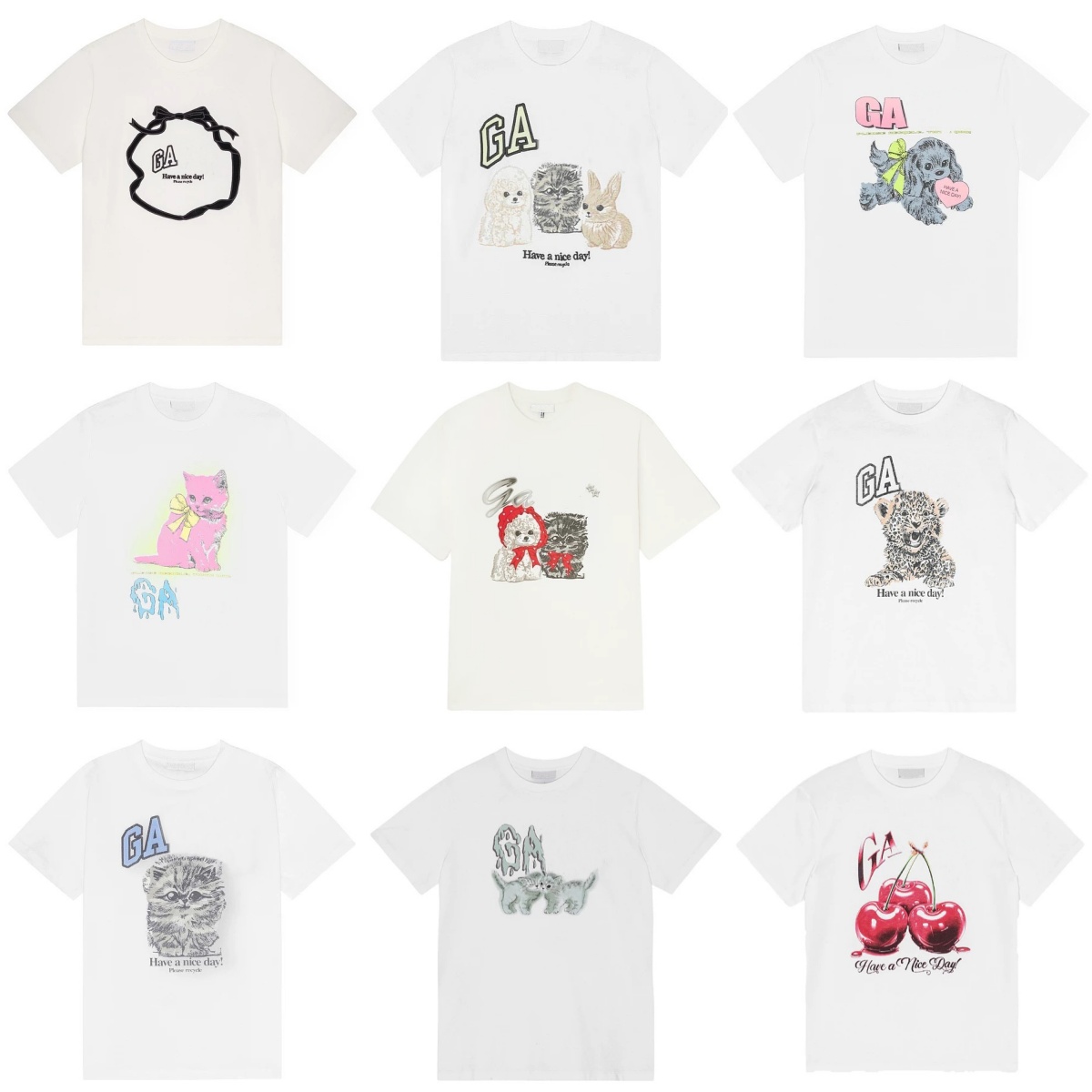 Women Cotton Designer T-Shirt Pullover Loose T Shirts Short Sleeved Soft Summer Tees Crewneck Printed Tops