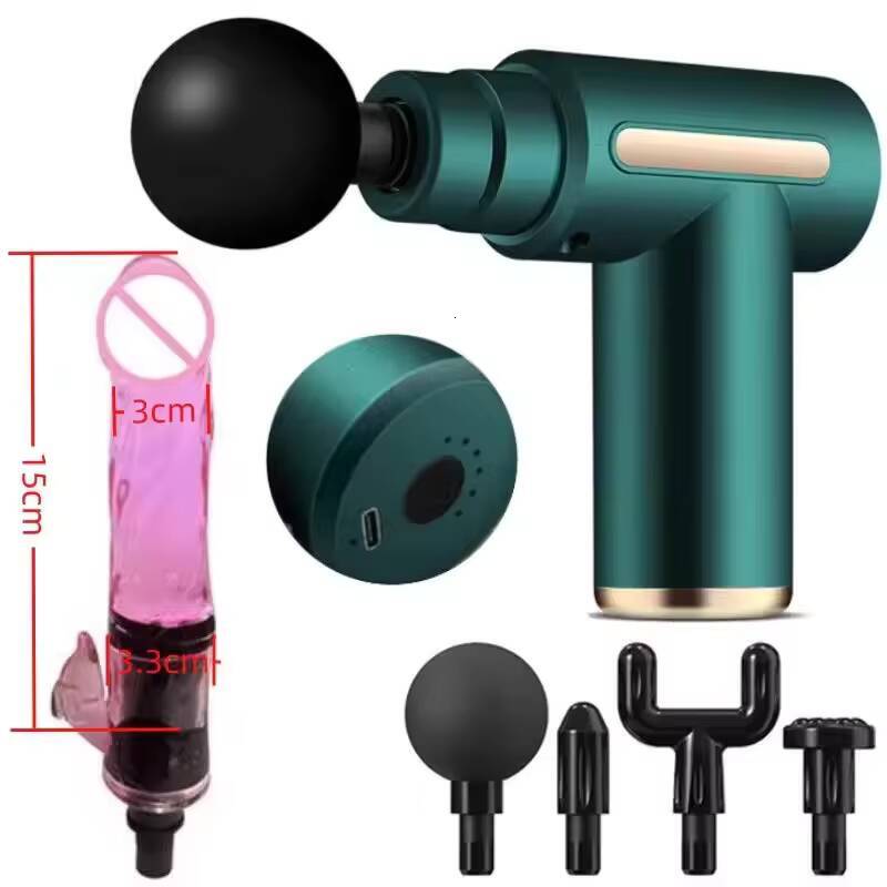Automatic Mute Sex Machine Sex Toys Female Masturbation Silicone Vibrator Crystal with Dildo Machine Mini Massage Gun for Women