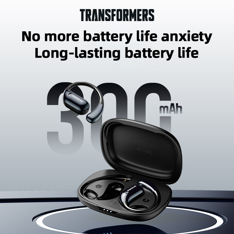 TRANSFORMERS Bluetooth Earphones Hook-style TF-T68 open-ear design Bone conduction Bumblebee collaboration Gaming music sports calls Long battery life