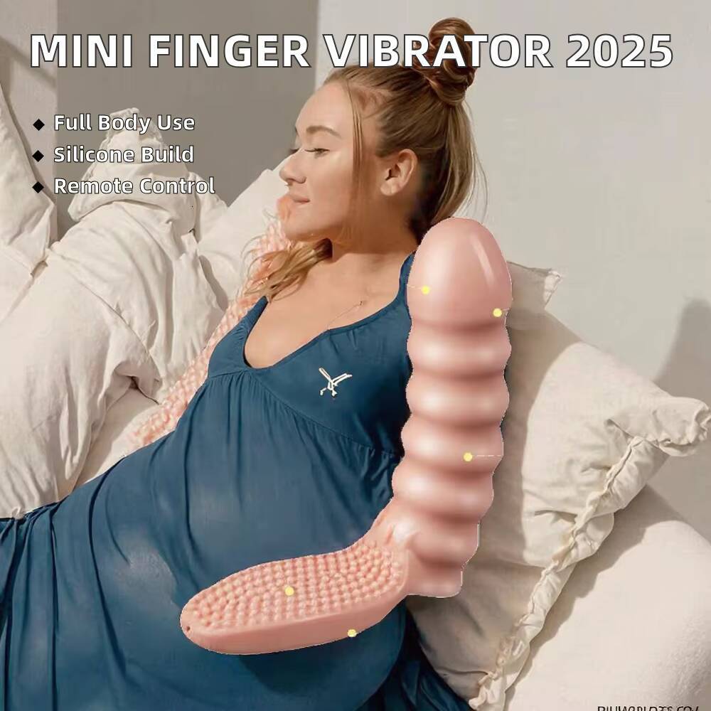 2025 Hot Selling Mini Portable Wireless Remote Control Finger Vibrator Body Skincare Device