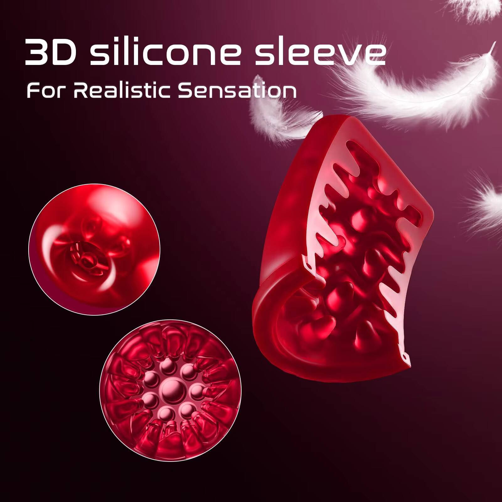 Adult Toy Stroker Vibrator Handsfree Sex Machine Thrusting Rotating Male Masturbation Cup Devices with Mobile Phone Holder