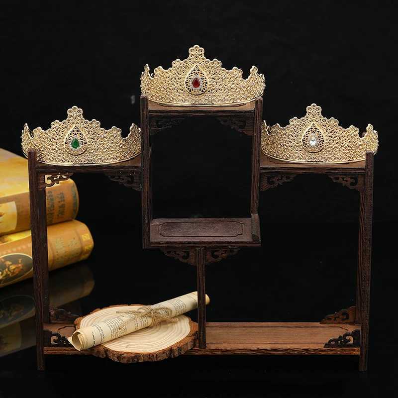 Luxury Moroccan Bridal Crown With Hollow Design Woman Head Decoration Jewelry For Wedding L25092884II