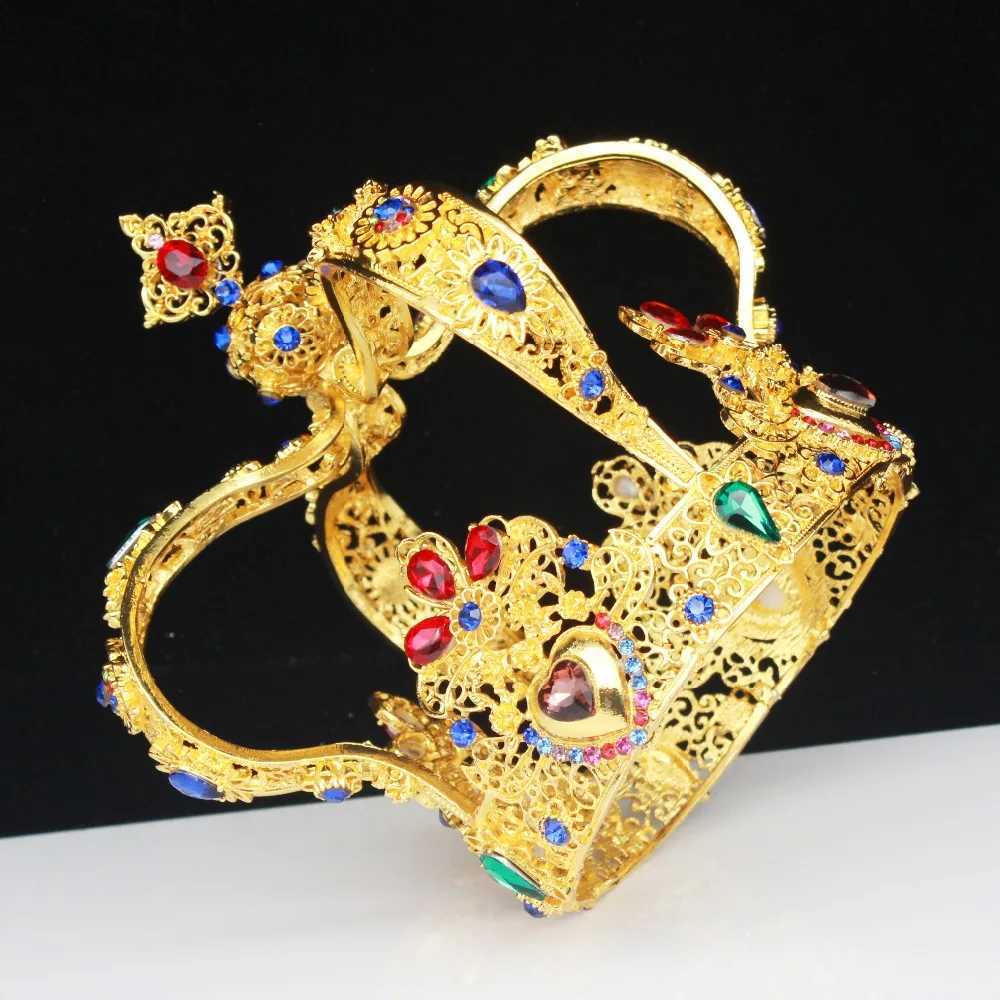 Male Cross Crown Baroque Bridal Wedding Crown Royal Queen King Tiara Birthday Party Hair Jewelry cessories Prom Pageant Diadem L250928KOK6