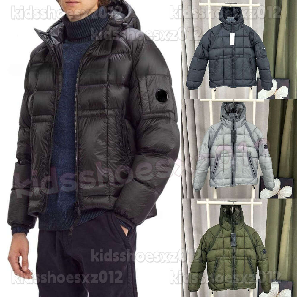 Doudoune Down Cotton Jacket Cpfm Goggle Veste Coats Men Winter Jacket Company Plaid Quilted Badge Lens Hooded Outdoor Puffer Jacket Kids Clothes Size S-XXL