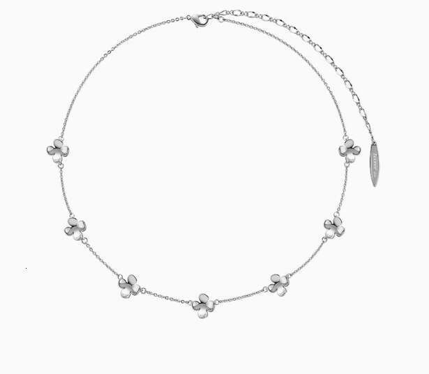 Necklace Designer Luxury jewelry for women Flower Zircon Copper plated with 18K gold Vintage Sweet Elegant Fashion High end Festival Vacation gifts