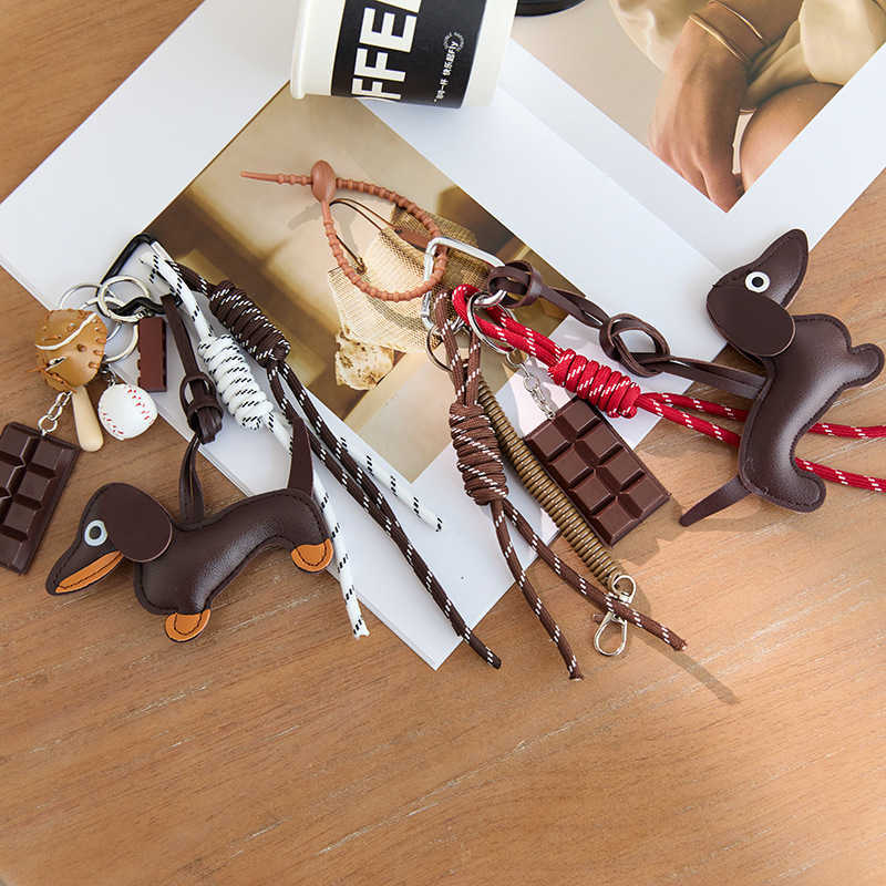 Dachshund Pendant Bag Pendant Couple Bag Pendant Cute Keychain H250928