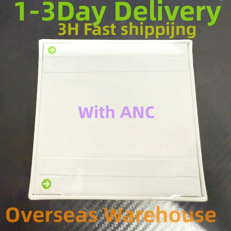 2024 USA Stock For Pro 2 3nd Air Airpod 4 Pros Headphone Accessories Solid TPU Silicone Protective Earphone Case Wireless Charging Shockproof Cover