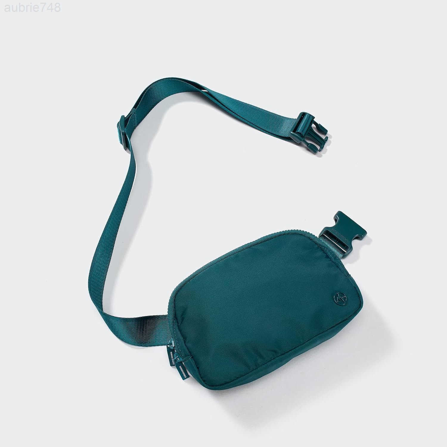 Pander Two Way Zipper Fanny Pack Nylon Everywhere Belt Bag for Women Water Repellent Waist Packs Crossbody Bags with Adjustable Strap Teal BlueZ250929