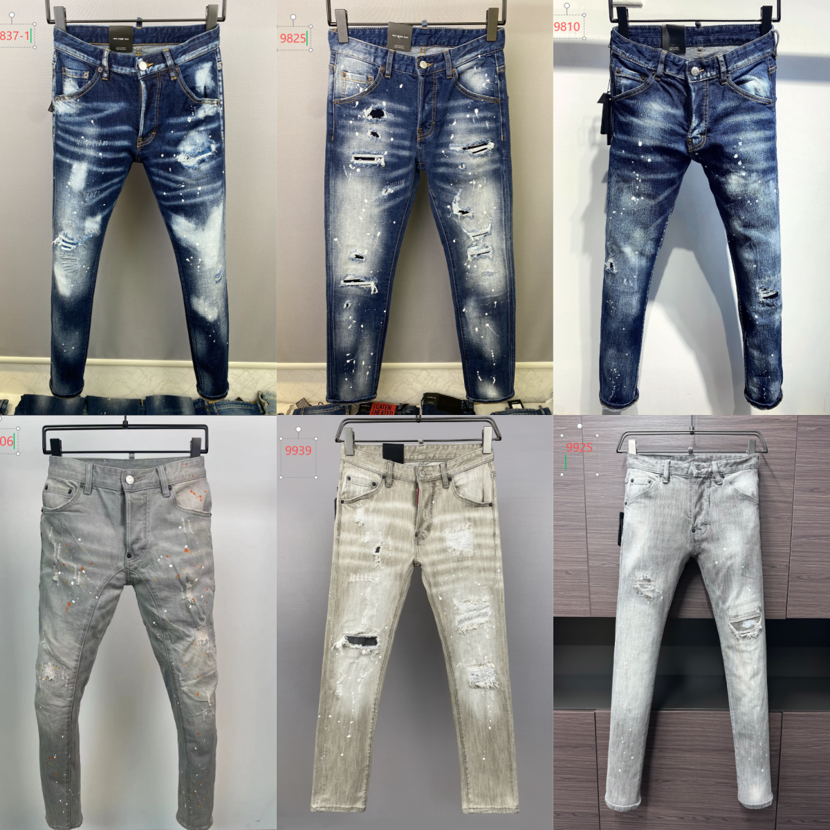 mens COOLGUY JEANS jeans t shirts shorts black Hip Hop Rock Moto jeans Design Ripped Distressed Denim Biker for men designer luxury Motorcycle BIKER jean