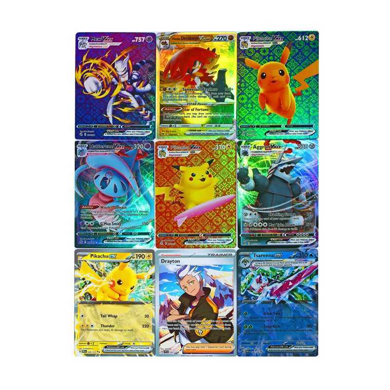 360Pcs Card MEGA EVOLUTION Lucario Prismatic Evolutions Game Cartoon English Booster Battle Transaction Card Gift L25092922O1