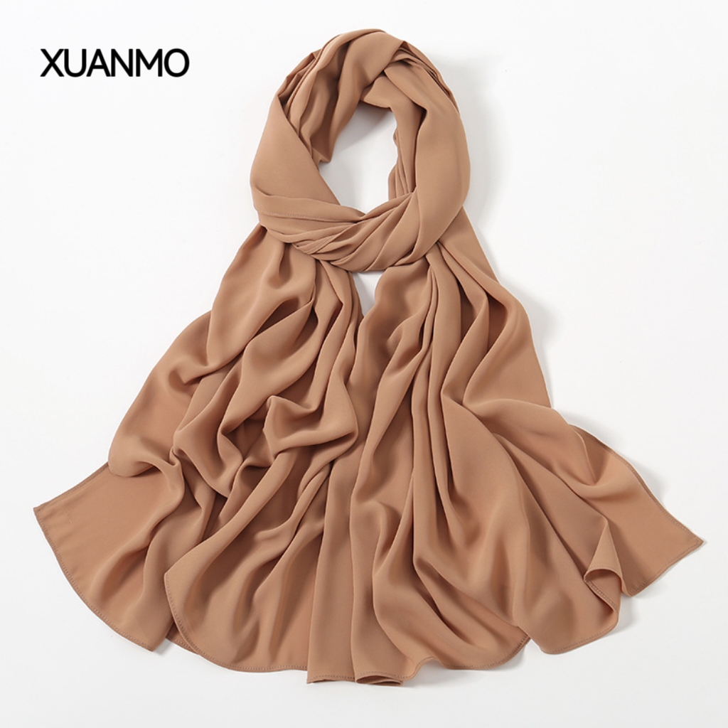 K1981 High-end solid color cashmere thick scarf, all-match warm neck scarf for autumn and winter, women's commuting daily fashion accessories, in