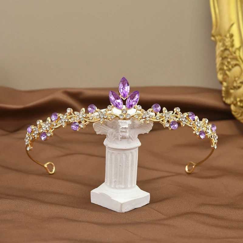 Crown Tiara Bride Wedding Dress Hairband Crowns Goddess 18yearold Adult Princess Performance Hair cessories Birthday Gift L250928HCB8