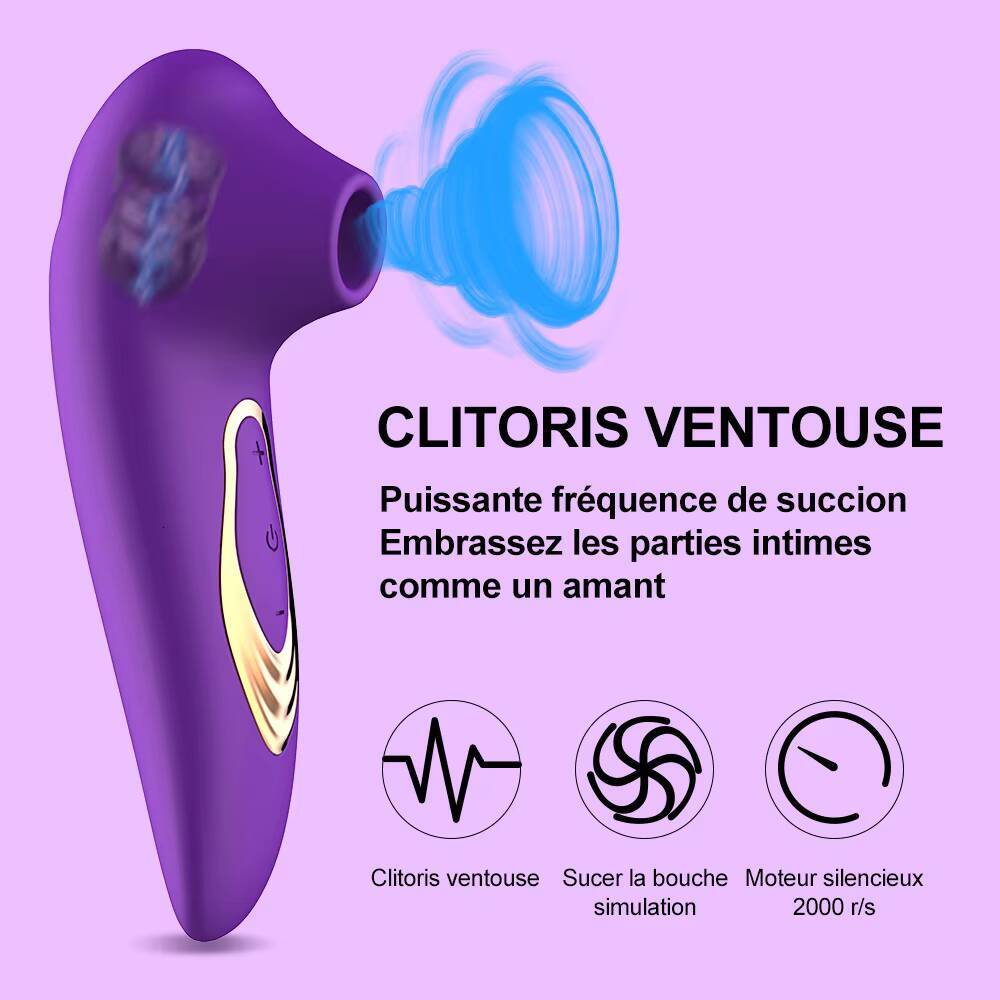 Hot Selling Electric Vibrator Adult Products 7 Intense Suction Clitoral Sucker Vibrator Sucking Vibrator