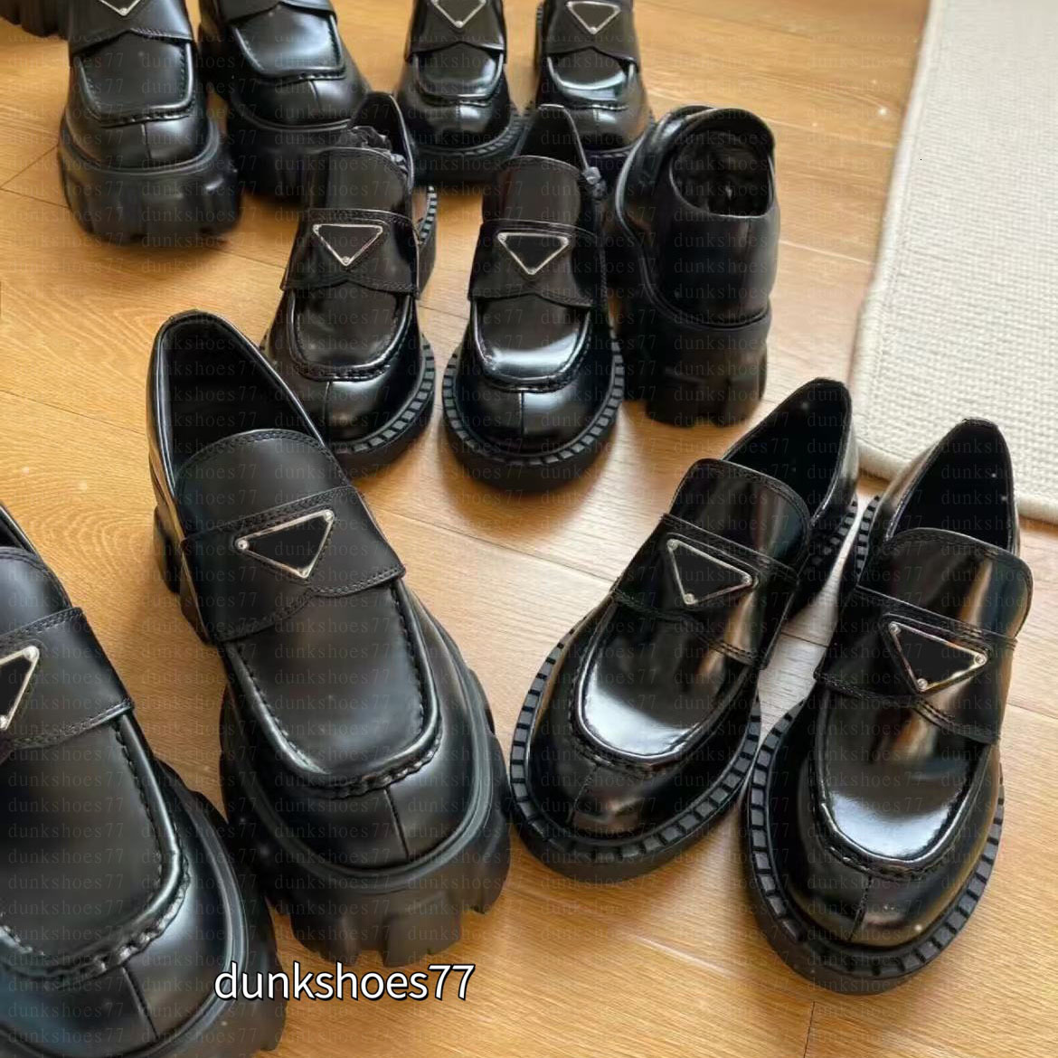 Designer shoes Monolith loafers platfrom shoe women loafers party wedding shoe Luxury Dress Shoes Loafers black sneakers Increase Platform Sneakers size 35-42 70