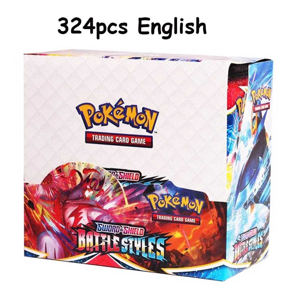 Newest 324Pcs Cards Sun Moon XY Evolutions Booster Box Collectible Tradiner Card Game toy for children L250929Q5GP
