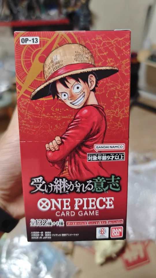 In Stock 2025 One Piece Game Card Sealed OP13 Carrying on His Will Collection Card Toys Gifts L250929AMFX