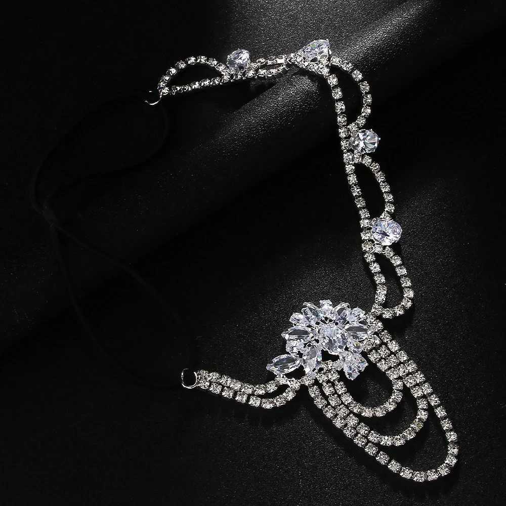 Stonefans Vintage Crystal Gatsby Headband 1920s Wedding Hair Jewelry Carnival Flapper Headdress 2024 Flower Head Chain for Women L2509283EEF