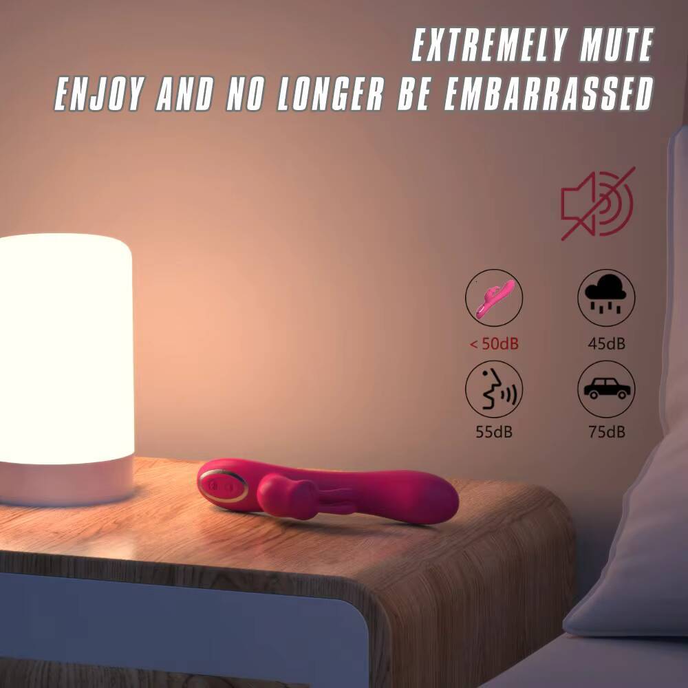 Dual Motor Stimulator GSpot Bunny Vibrator with 10 Powerful Vibrations Fun Clitoral Stimulation for Women or Couples