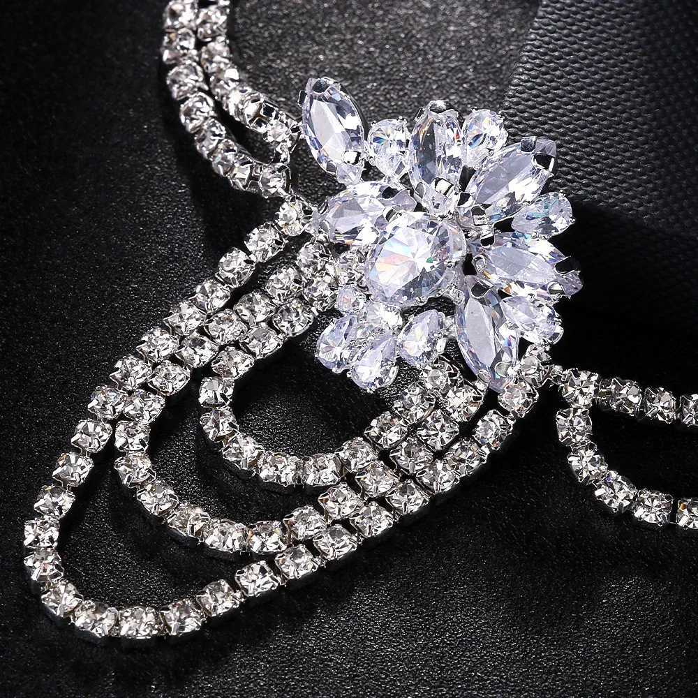 Stonefans Vintage Crystal Gatsby Headband 1920s Wedding Hair Jewelry Carnival Flapper Headdress 2024 Flower Head Chain for Women L2509283EEF