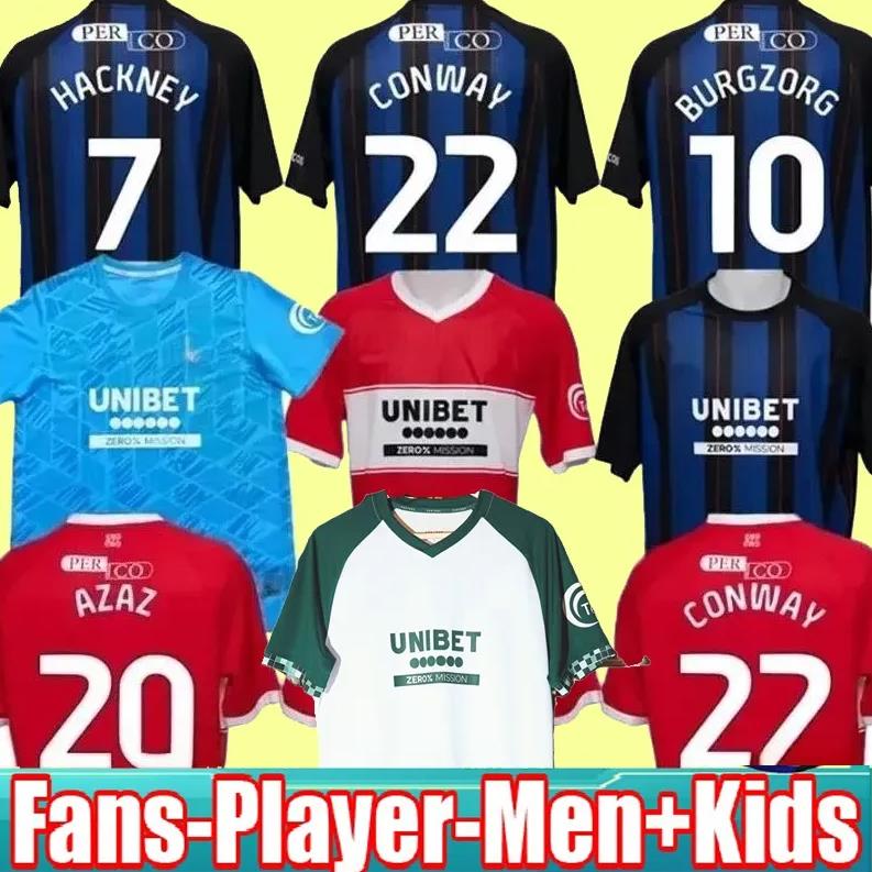 2025 2026 Middlesbrough Soccer Jerseys HACKNEY AZAZ FRY LATTE LATH DEN BERG JONES MCGREE football shirt FORSS CLARKE men kids umniform kit set red