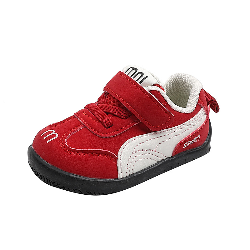 Wear resistant men's and women's German training shoes anti slip soft sole leather surface baby walking Forrest Gump autumn new casual Desig