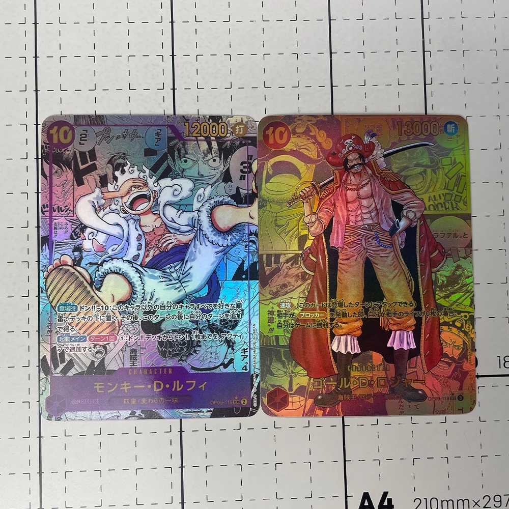 Anime Collection Card Monkey D Gol D Roger OP05 OP09 Manga SEC Refractive Color Card Textured Child Gifts L2509299JBP