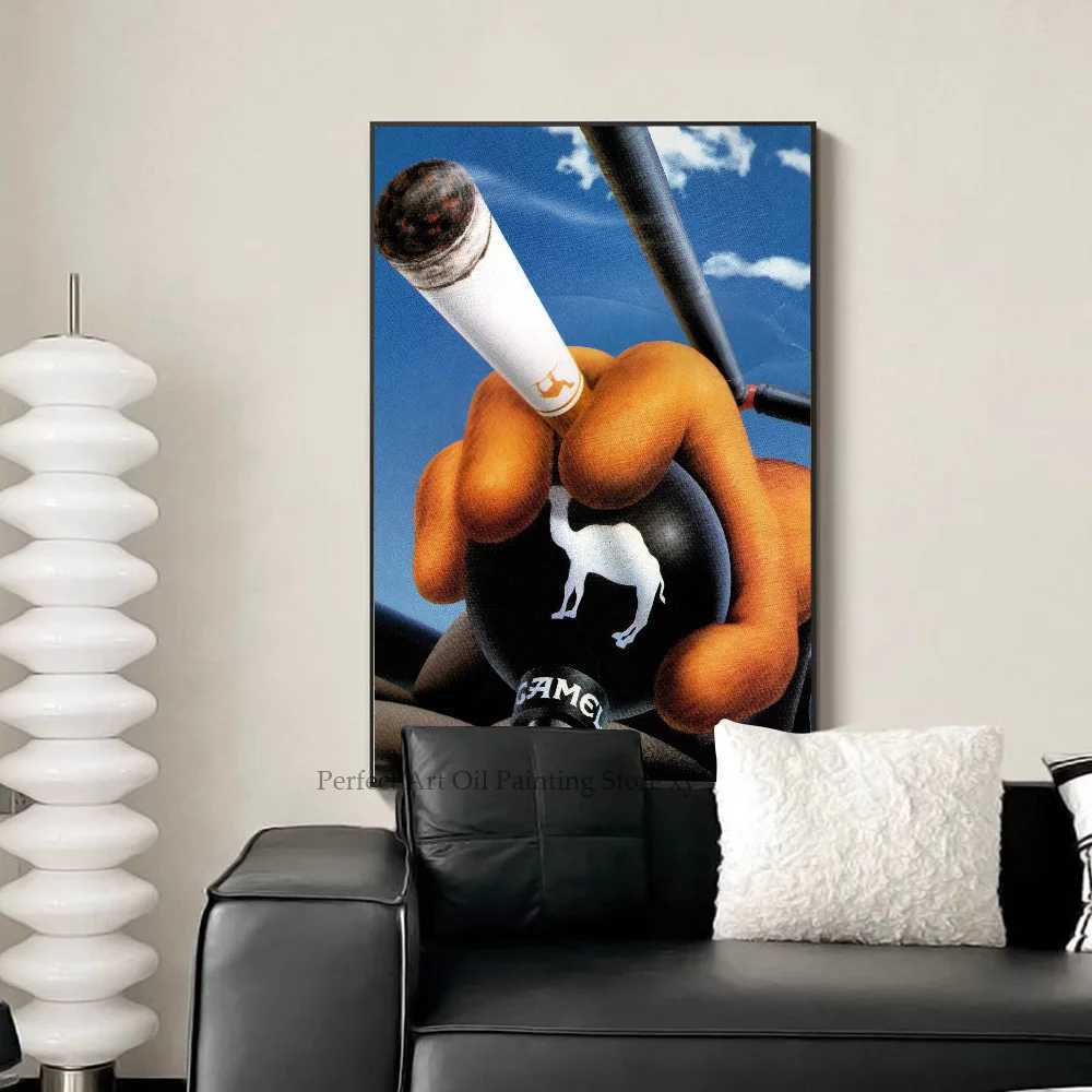 Vintage Camel Cigarettes Poster Paper Printing Home Living Room Entrance Restaurant Cafe Art Painting Decoration D250928
