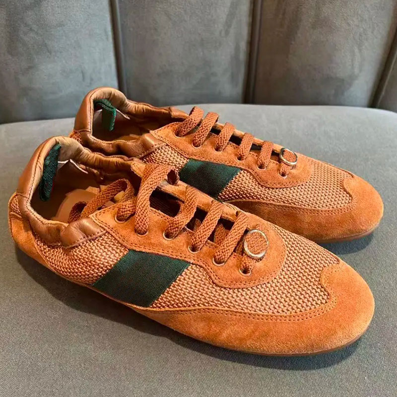 Womens Shift sneaker designer casual shoes luxury women sneaker anti slip wear resistant rubber sole elasticized heel flat sneaker fashionable women brand sneaker