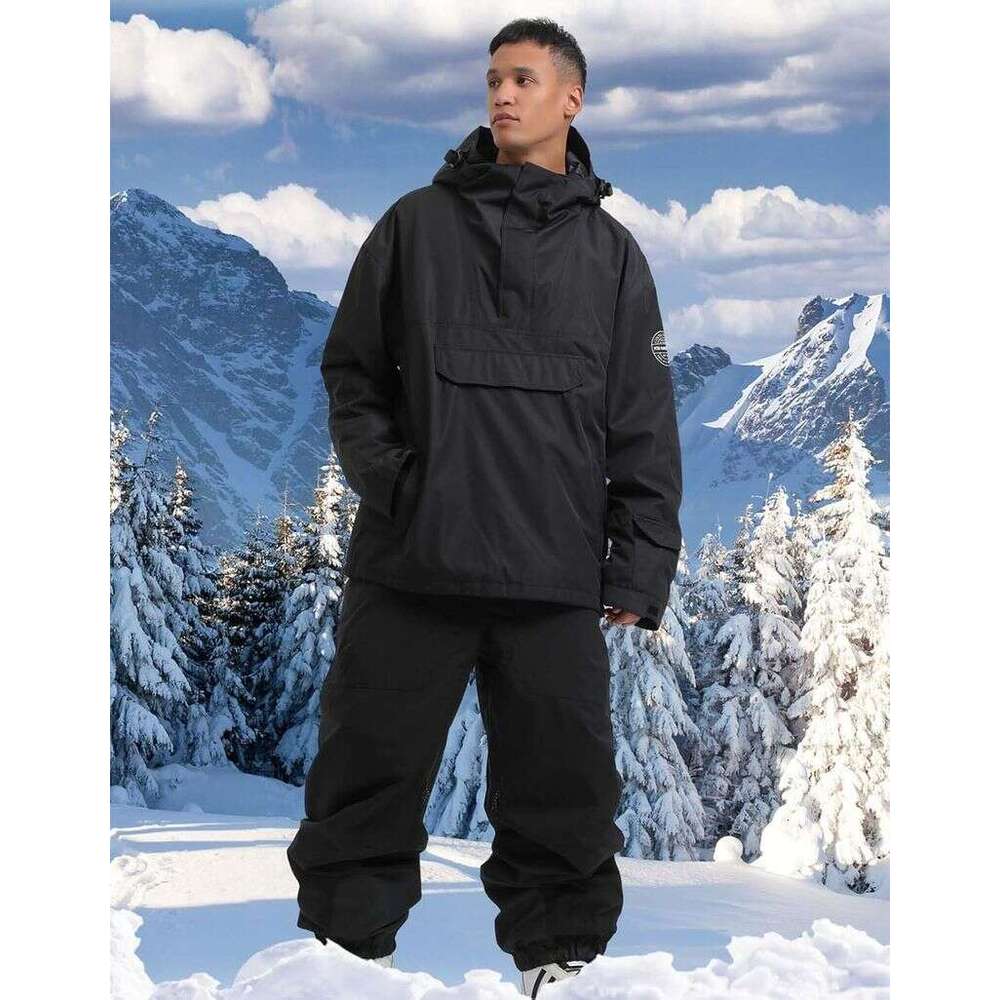 Snowboard Ski Pullover Coat Warm Waterproof Windproof Men's Snowboarding Jacket Winter Sports Freestyle ski jackets