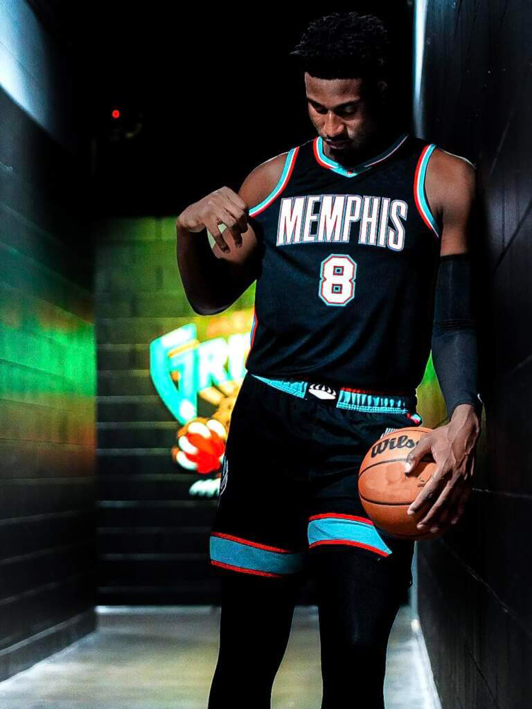 Custom 2025-26 City Basketball Jersey 12 Morant 8 Jackson Jr 3 Caldwell-Pope 3 Jackson Jr 14 Zach Edey 7 Aldama Landale S-XXXL