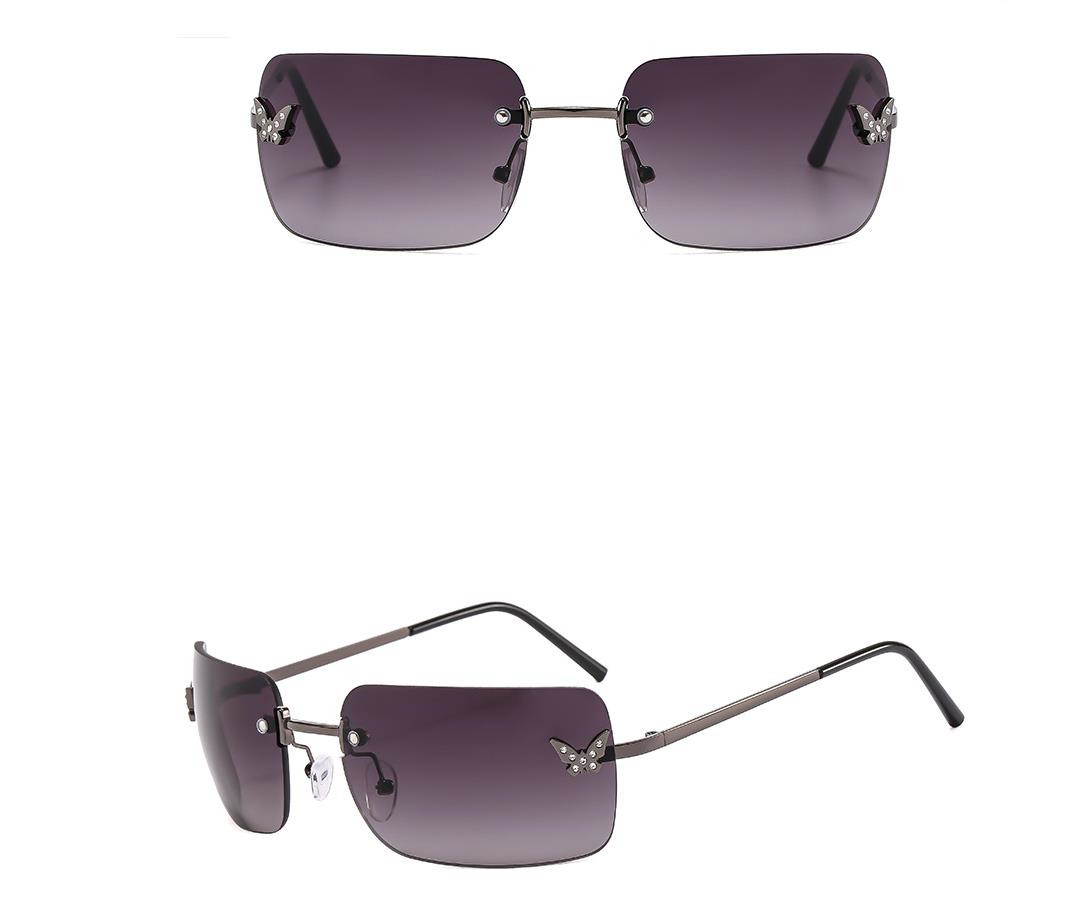 Designer Sunglasses For Men Women Square Butterfly Diamond Sunglasses Fashion UV400 Protection Sunglasses Luxury Polarized Goggle Pilot PC Frame Eyewe