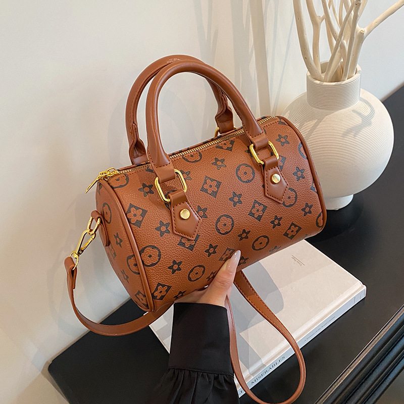 Printed contrasting small bags trendy slanted bags pillow bags Western style women bags Free Shipping