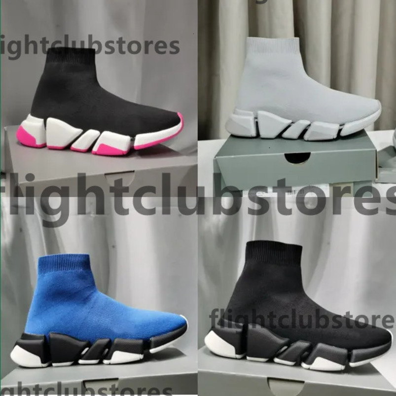 New Explosion Triple S Knit Socks Shoes Mesh Speed 20 Trainer High Race Runners Designer Sneaker Casual Trainers Sneakers with box size baleniagaism WP6V