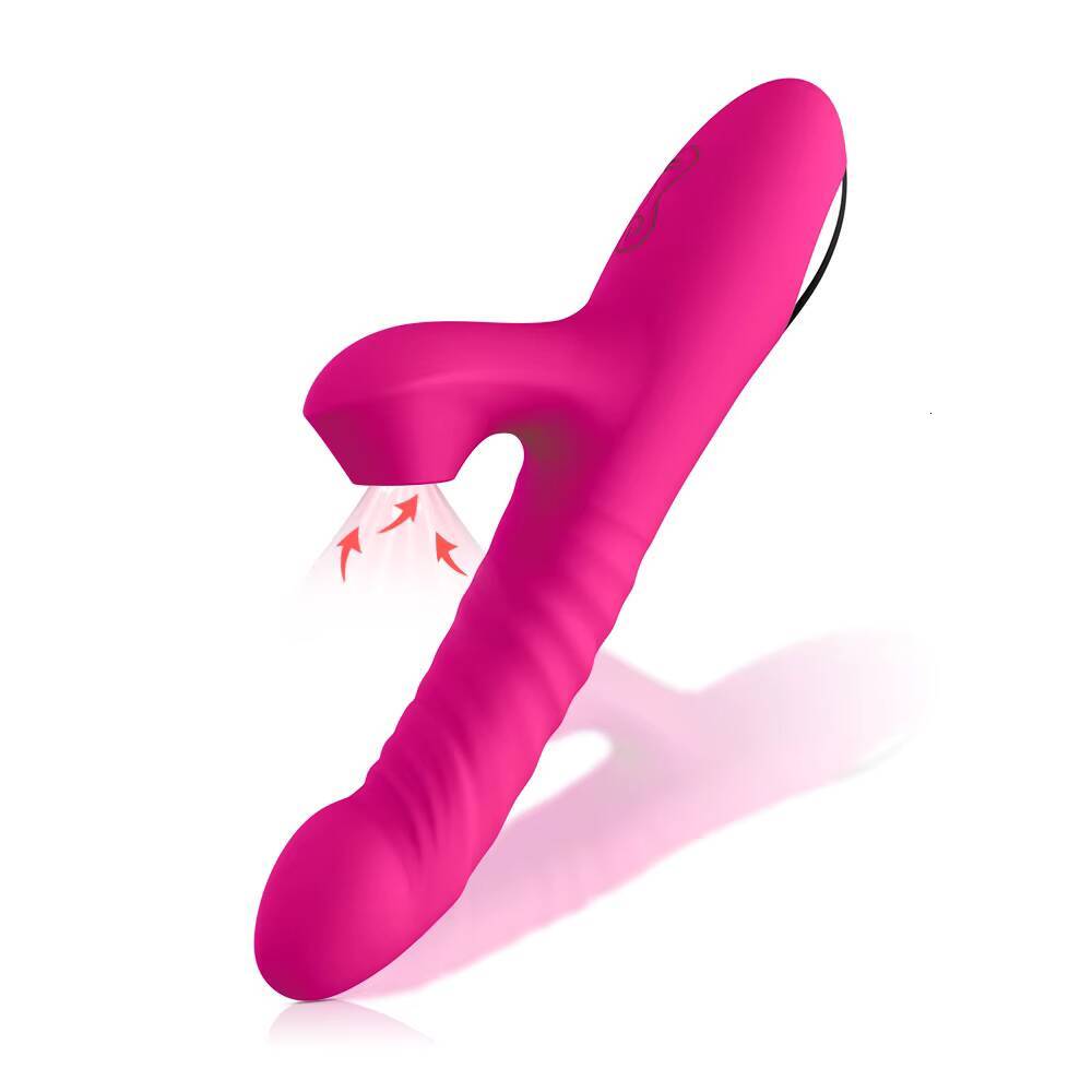 Hot Sale 2025 New 3 Thrusting 10 Suction Modes Retractable Vibrator Sex Toy for Womens GSpot