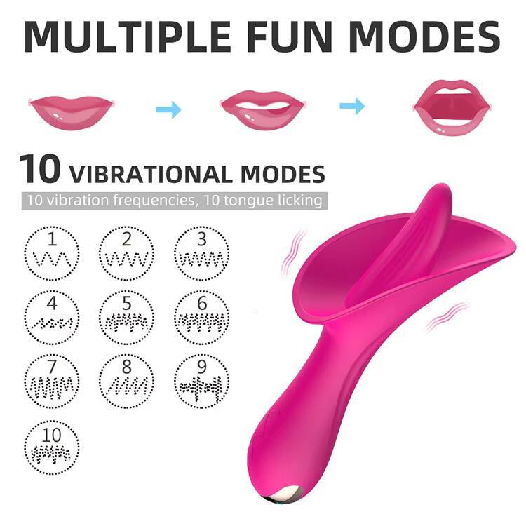 Erotic Sex Toy Tongue Toy Adult Product Vibrating Tongue for Women Pleasure