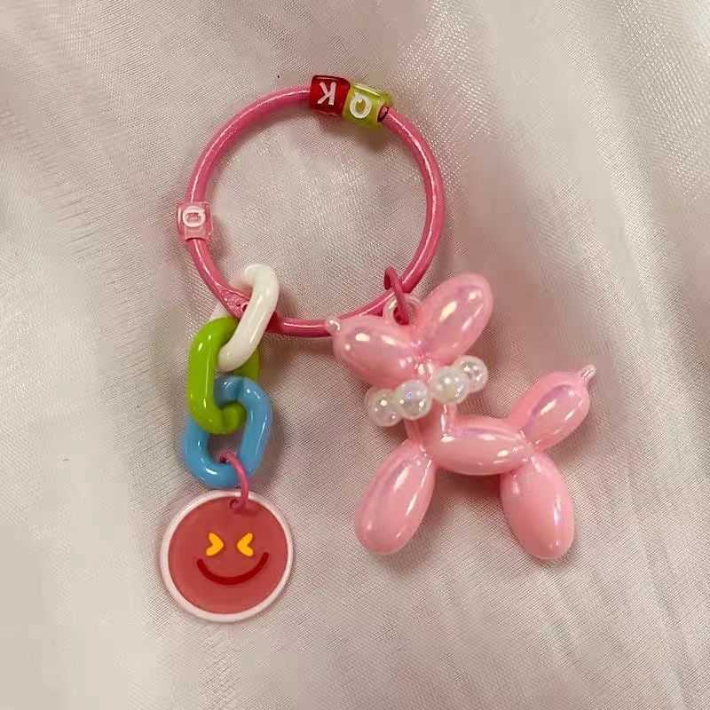 Balloon Car Antilost Keychain Bag Pendant Accessories Small Gift H250928