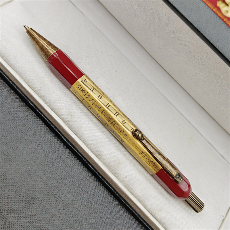 Classic Egypt Style Letter Metal Carving Design Ballpoint/Rollerball/Fountain Pens Writing Office School Supplies Stationery With Serial Number