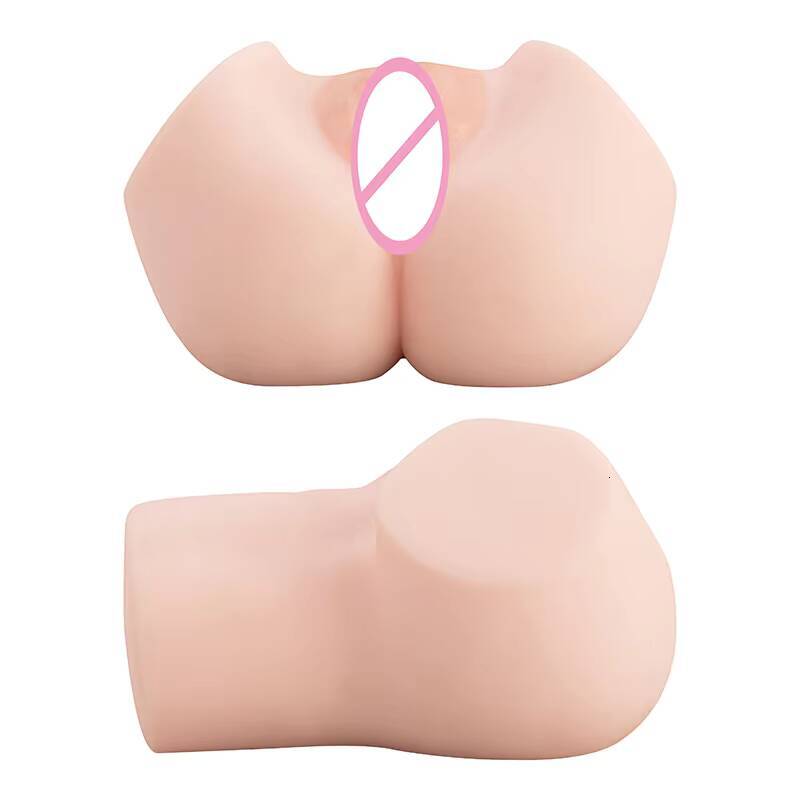 Male Adult Pussy Vagina Tpe Male Big Fat Ass Anal Double Holes Masturbation Booty Sexy Toys for Men
