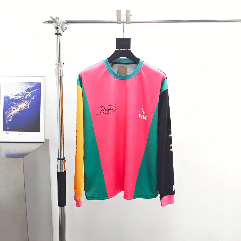 Men's Plus Tees & Polos Rose Print Long Sleeve Tshirts 26ss