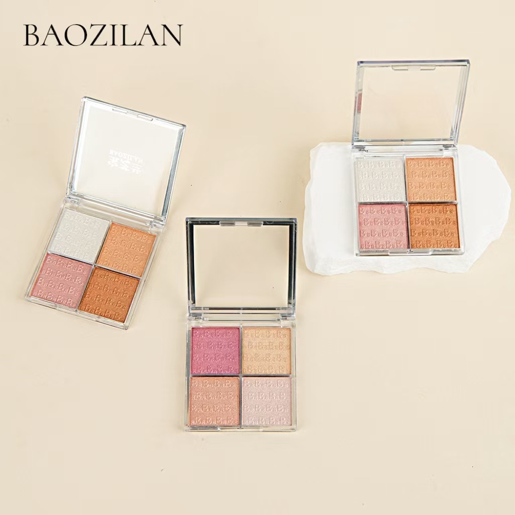 Highlighter Contour Palette Makeup 3D Bronzer Matte Contour Powder Rose Blush Highgloss Palette Cosmetics 240627