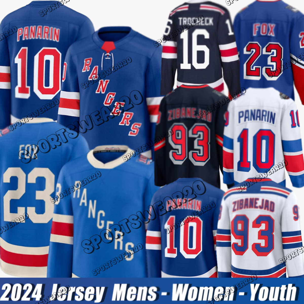 10 Artemi Panarin ny hockey jersey rangersS jersey MikaS ZibanejadS Adam Fox Igor Shesterkin Chris Kreider Alexis Lafreniere Matt Rempe Wayne Gretzky jerseys youth