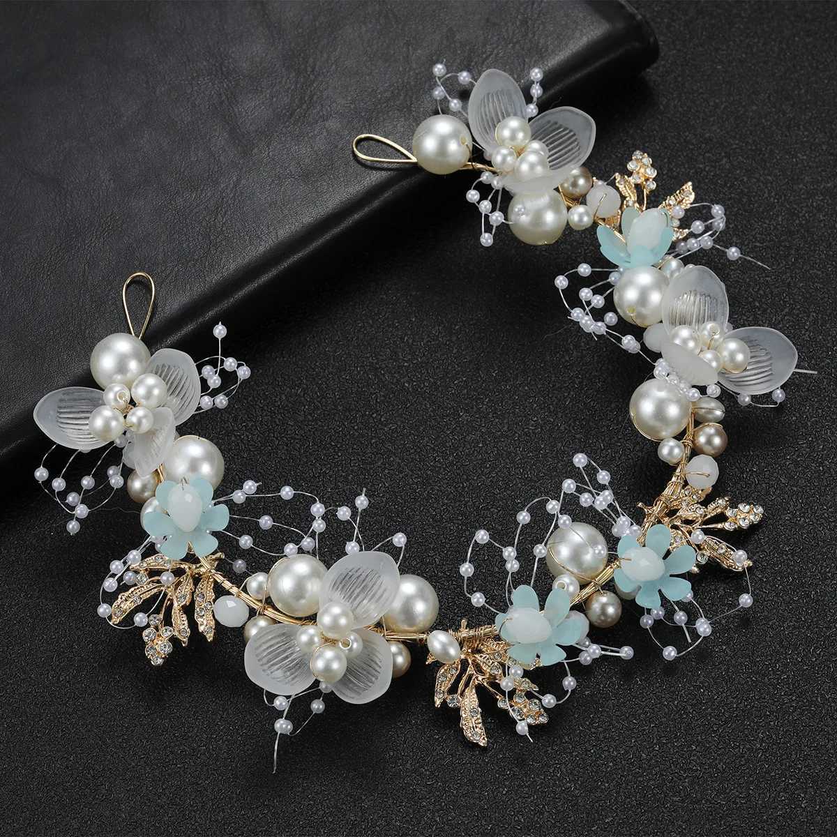 Chinese Hair Pins and Side Clips Flower Hairpins Retro headband for Women Girls Fairy rhinestones Hanfu Dress Hair cessories L250928W6AP