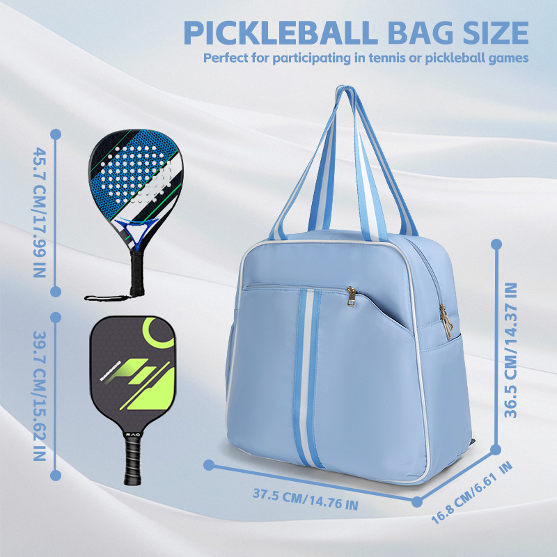 Tennis Tote Bags Pickleball Bags for Women and Racket Storage Ball Makeup Bag Tote Bag Water-Resistant Tear-resistant Design