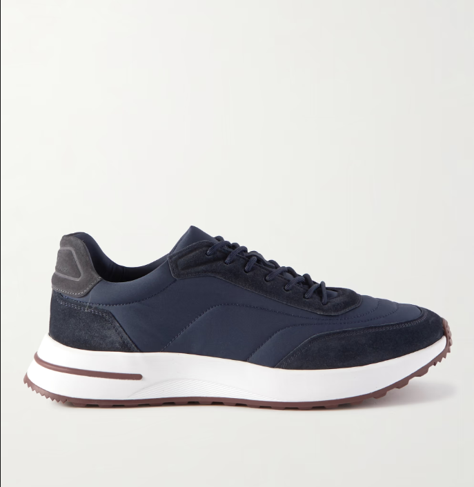 Luxury Designer Men's Casual Shoes Weekend Walk Low-Top Sneakers Newport Walk suede-trimmed Week End Walk Shell Sneakers Runner Trainers EU38-44