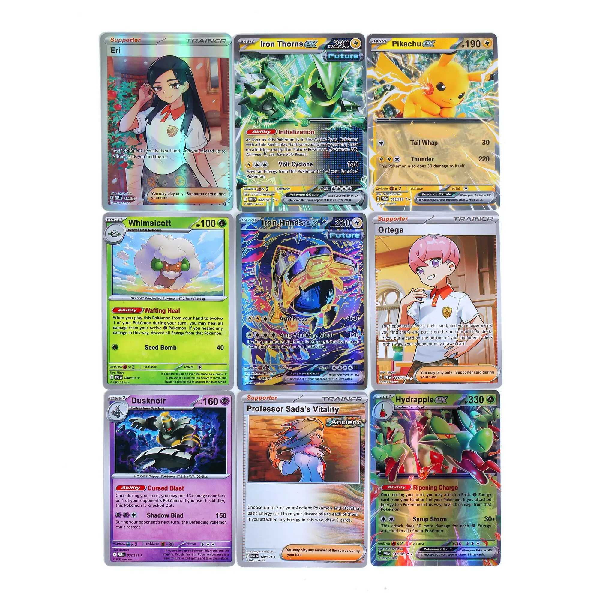 360Pcs Card Destined Rivals Prismatic Evolutions 151 PALDEAN English Booster Battle Transaction Card L250929STBD
