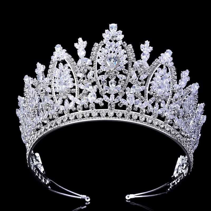 Princess Crown HADIYANA Classic Design Elegant Wedding Bridal Hair Jewelry Tiaras And Crowns Women Zircon BC5069 Corona Princesa L250928KIIV