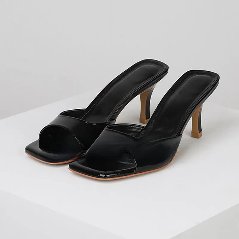 heels Women High Heels Shoes Designer Toe Sandals Pointed Toe Sandals 6cm 8cm 10cm 12cm Nude Black Patent Leather Woman Pumps 35-44