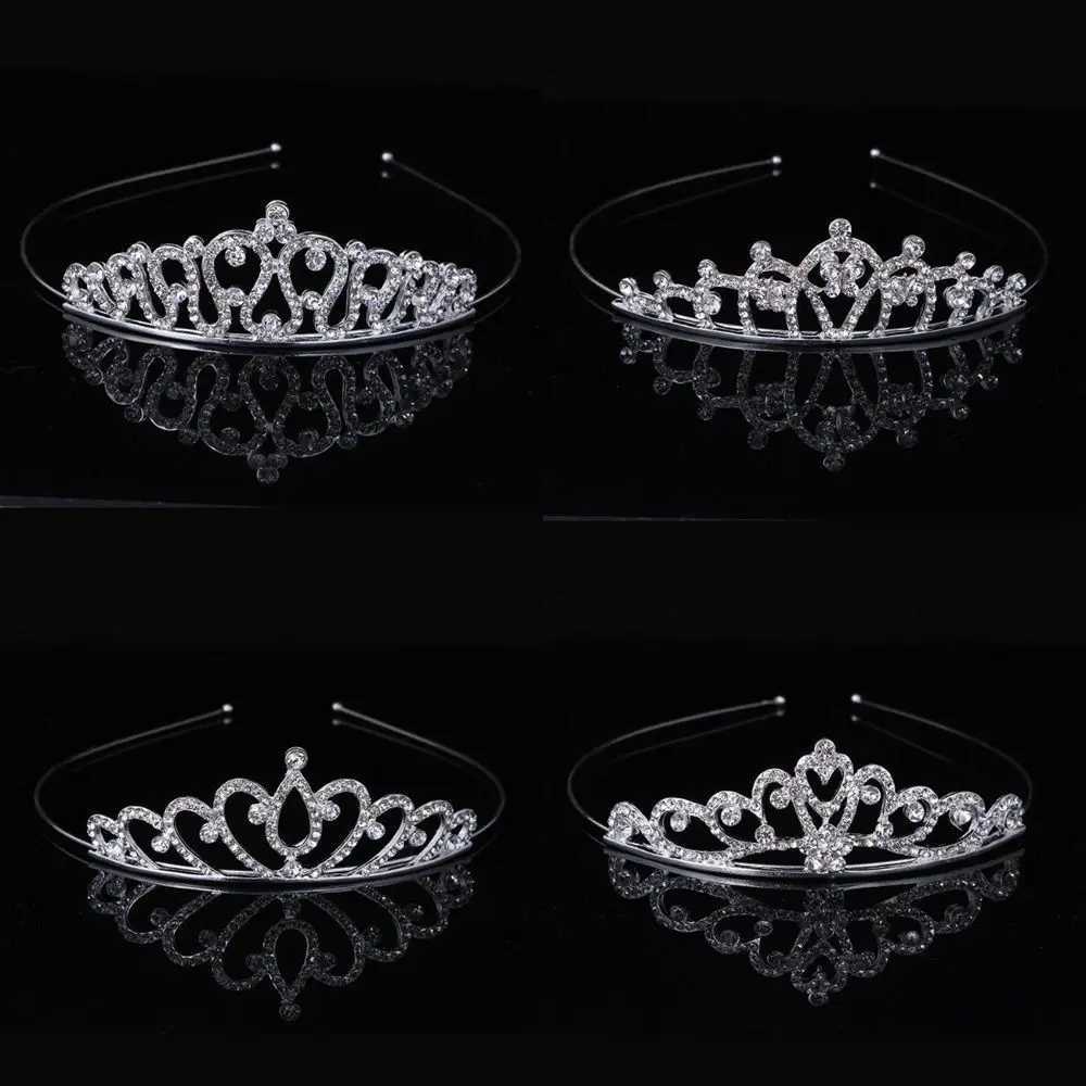 Children Tiaras and Crowns Headband Kids Girls Bridal Crystal Crown Wedding Party cessiories Hair Jewelry Ornaments Headpiece L250928OPGJ